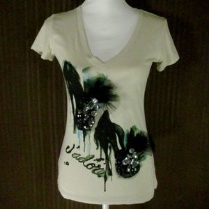 Old Navy Shirt Blouse Size XS Beige